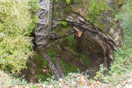 Ingang van Le Gouffre de Padirac