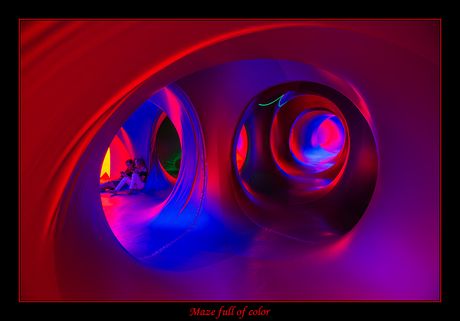 Maze full of color