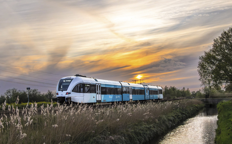 Arrivatrein naar Groningen