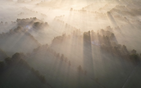 Zonneharpen vanuit de lucht