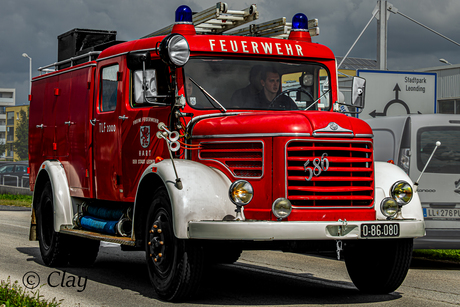 Steyr 586 firefighters TLF 2000 Feuerwehrwagen (5183)