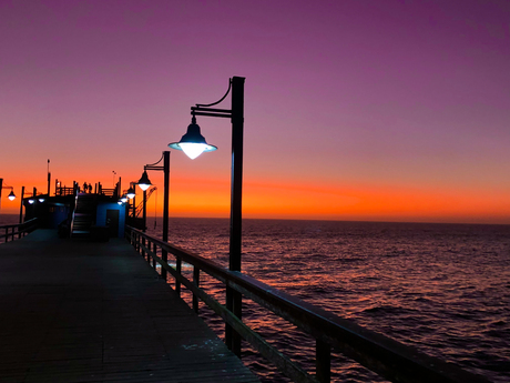 Zonsondergang Pier Swakopmund