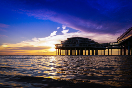 Scheveningen Pier zonsondergang