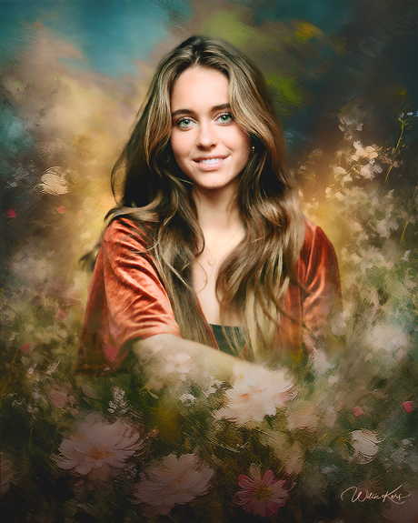 Ode aan Monet -Flower Power