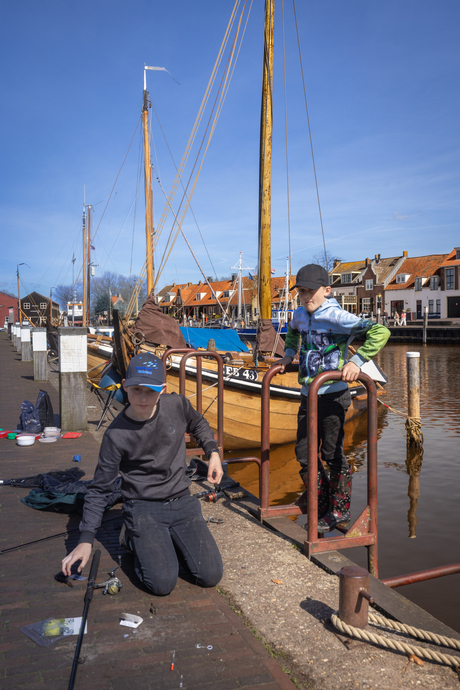 Laatste dag van vis seizoen 