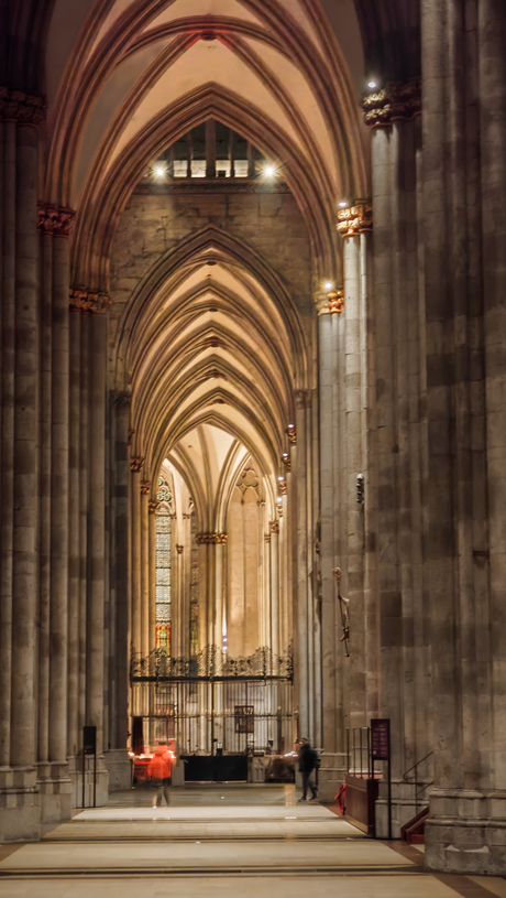 Binnenkant dom van Keulen 