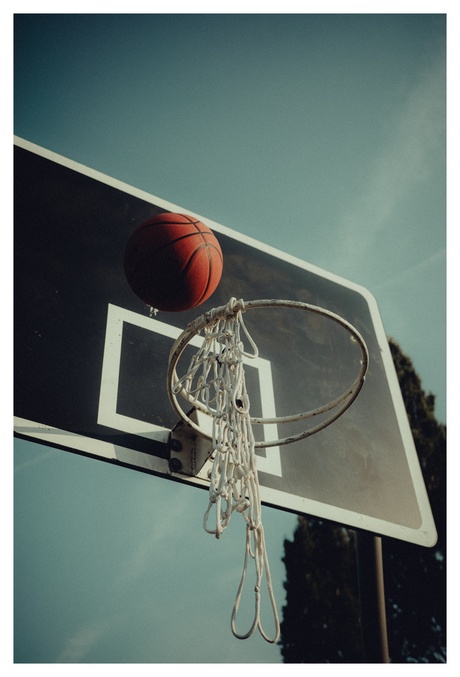 Potje basketbal 