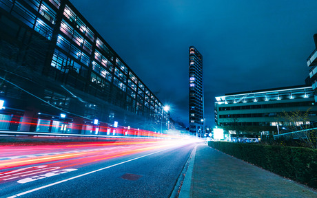 Eindhoven light trails