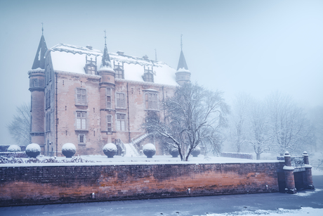 Winter wonderland bij kasteel Schaloen
