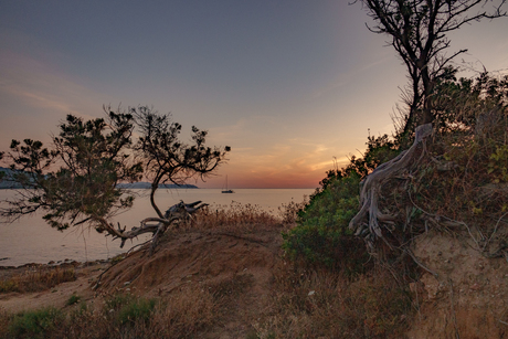 Zonsopgang Tyrreense Zee 