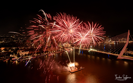 Vuurwerkshow Wereldhavendagen Rotterdam