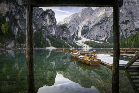 Doorkijkje op Lago di Braies