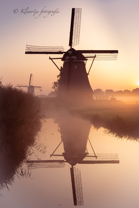 Zonsopkomst bij de Achtkantemolen