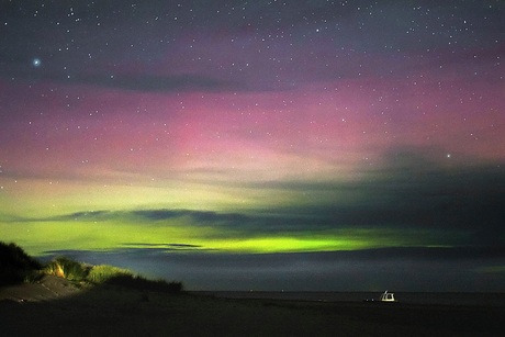 Noorderlicht op Texel