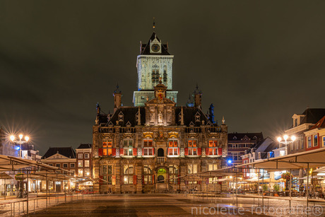 Delft by night