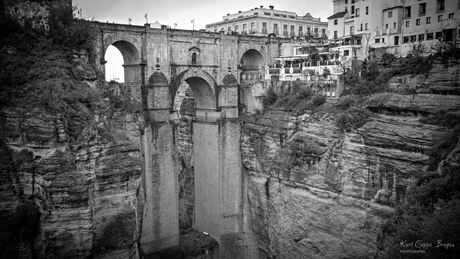 Ronda, Puente Nuevo, achterkant