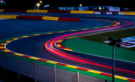 avond race Francorchamps - lange sluitertijd