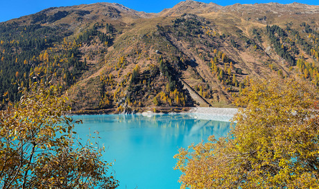 Stuwmeer in Oostenrijk