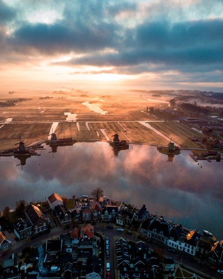 Sunrise at the Kingdom of Netherlands