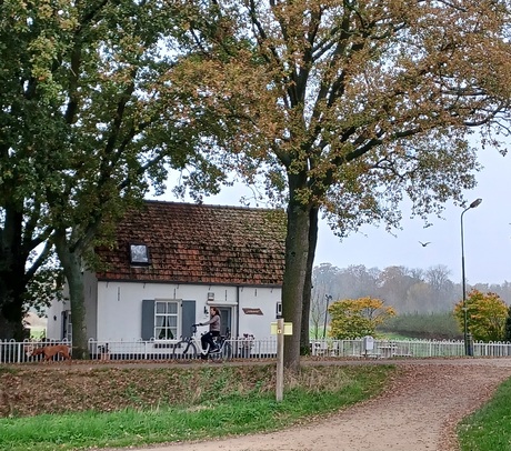 huisje langs de weg