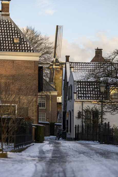 Doorkijkje naar  Molen de Hoop