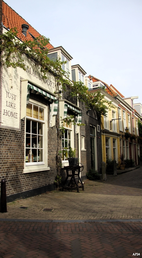 Oud straatje in oud Delft 