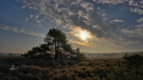 Sfeervolle zonsopkomst