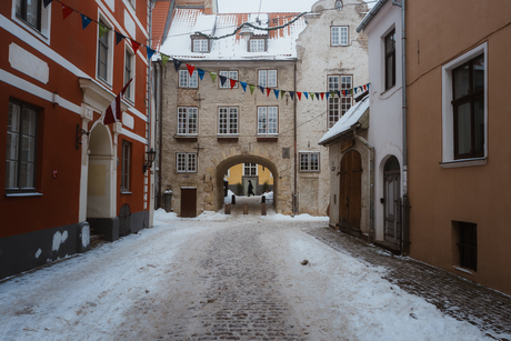 Dark days in Latvia's winter