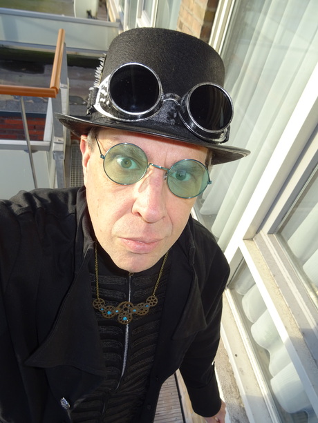 Steampunk selfie.