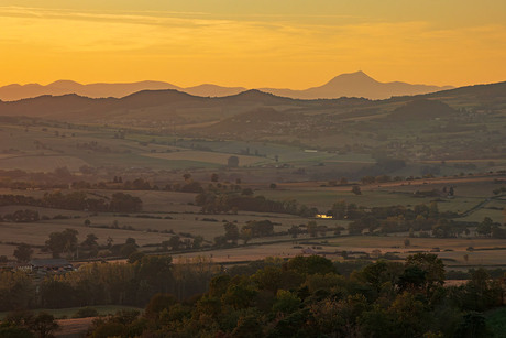 Franse zonsondergang