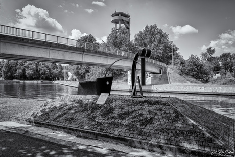 Aan de oever van het kanaal Dessel-Schoten