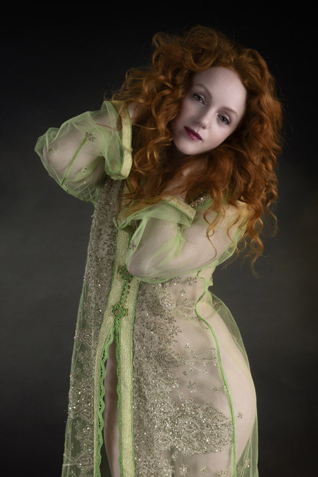 Green Diaphanous Dress