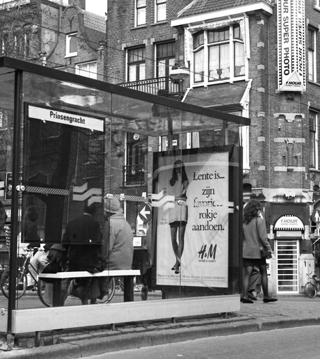 Leidsestraat, hoek Prinsengracht in Amsterdam