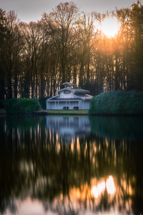 Zonsopkomst in Kroondomein het Loo