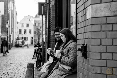 ​Een vluchtige glimlach