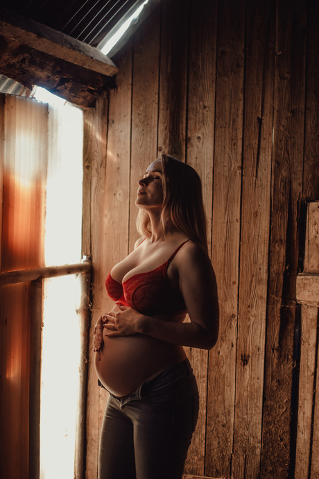 Zwangerschap fotoshoot