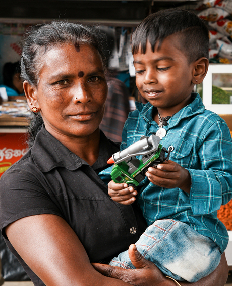 People in Streets - Moeder en kind - Nuwara Eliya - Sri lanka