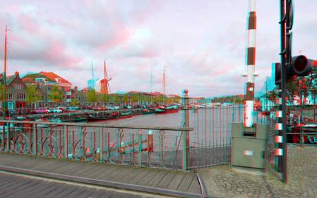 De Haaven Vesting Hellevoetsluis 3D anaglyph