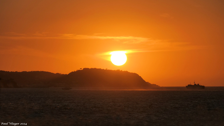 Sunset over Ischia