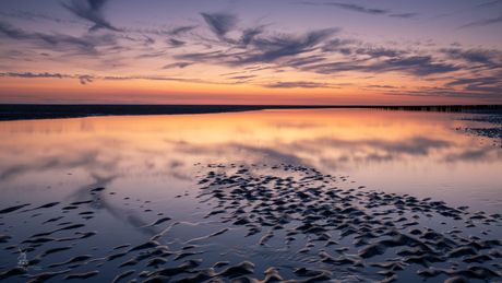 Zonsondergang ad Noordzee