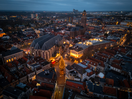 Sfeervolle koude zondag ochtend in zwolle