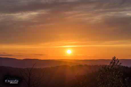 Zonsondergang in Duitland