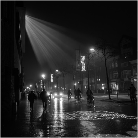 Message into the dark - Groningen city 
