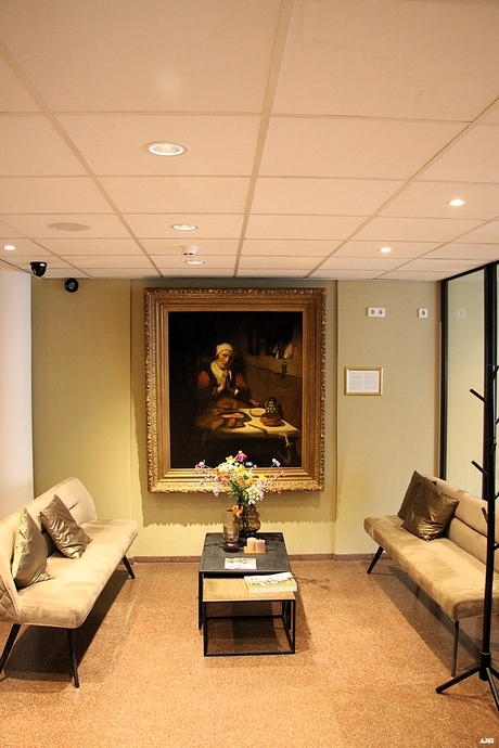 De lobby van het Hotel 