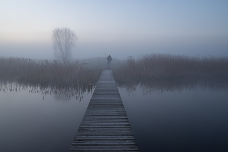 Een mistige ochtend