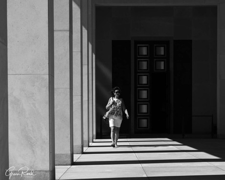 Walking down the Gallery