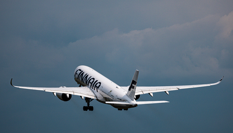 FinnAir take-off