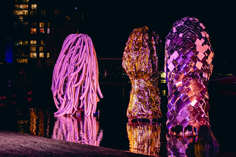 1e dag van lichtfestival alluminous almere