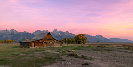 Zonsopgang in Grand Teton