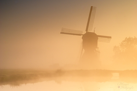 Zon en nevel